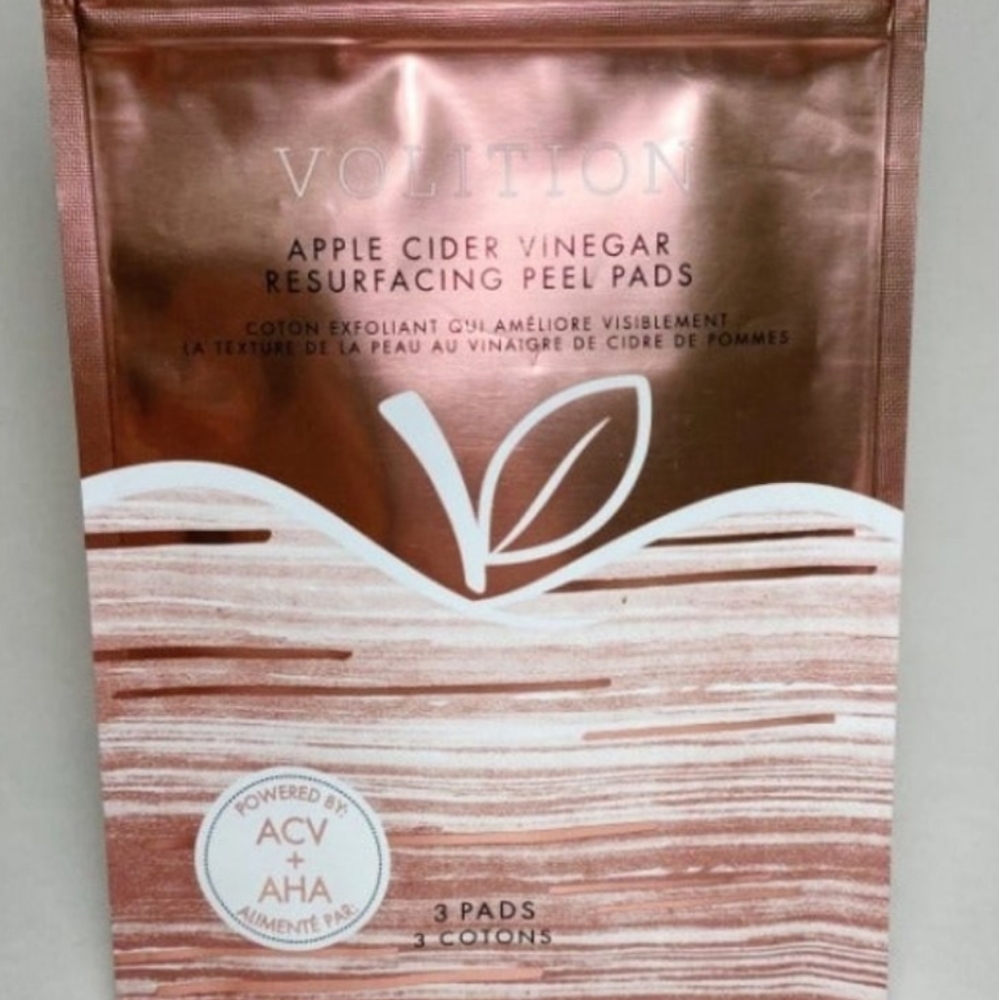3 peel pads Volition Apple Cider Vinegar